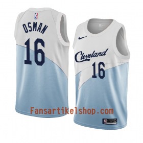Cleveland Cavaliers Trikot Cedi Osman 16 2018-19 Nike Blau Weiß Swingman - Herren